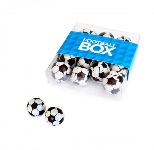 Printed Logo Chocolate Footballs Box