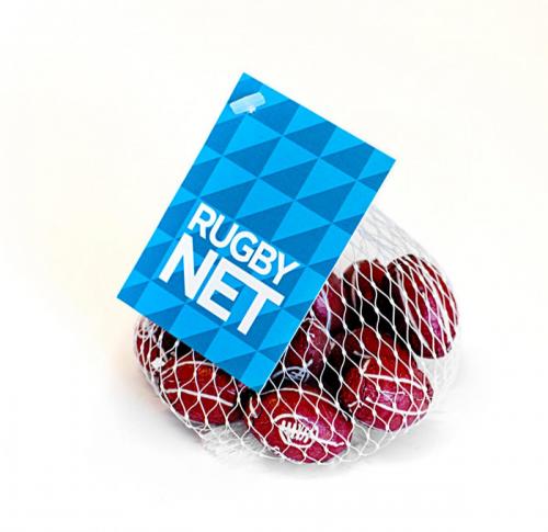 Private Label Chocolate Rugby Balls In Net