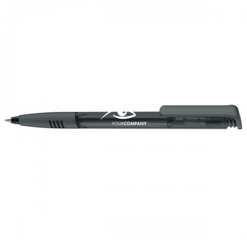 senator® Super Hit Clear Plastic Ballpen with soft grip