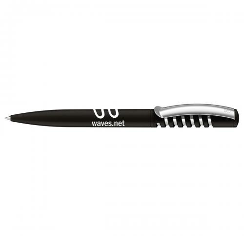 senator® New Spring Polished Plastic Ballpen with metal clip