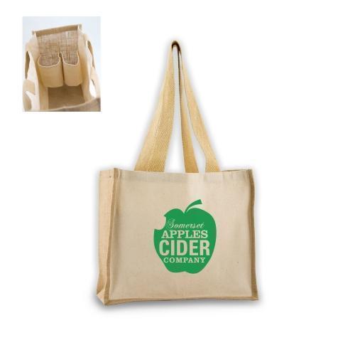 Green & Good Evesham Bag - Cotton & Jute 10oz Canvas