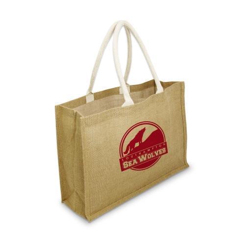 Jute Bags - Large Landscape Shopper Bag For Life