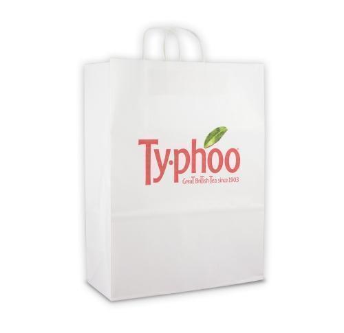 Promotional Printed Carrier Bags Eco Friendly Sustainable Full Colour Print