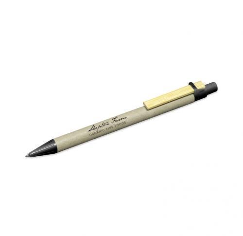 Green & Good Storia Pen - recycled Card w Flat Clip