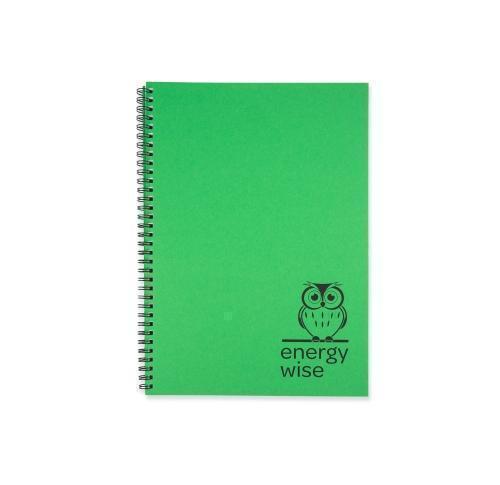 Green & Good A4 Wire Bound Till Receipt Notebook - recycled