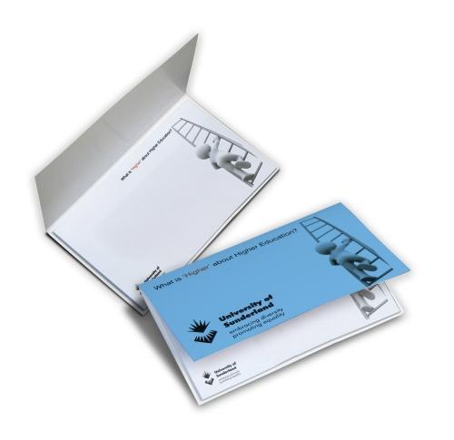 Green & Good Covered Sticky Note Books 5x3inch (127 x 75mm) - recycled