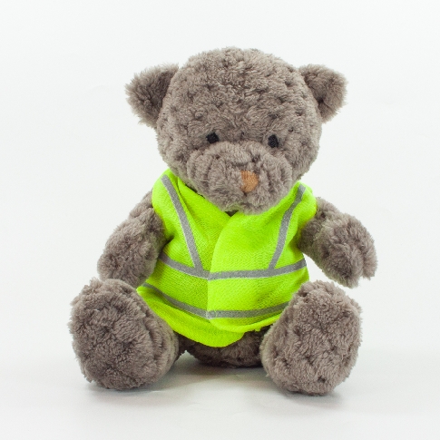 Waffle Fleecy Teddy Bears Printed Logos