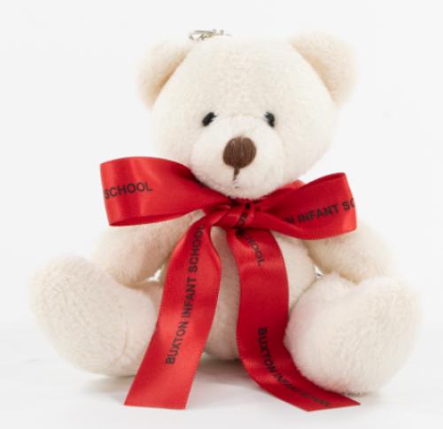 9cm Taylor Keyring Bear – Cream