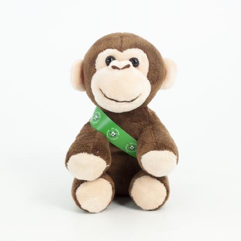 14 Cms Soft Plush Monkey Toy Custom Logo