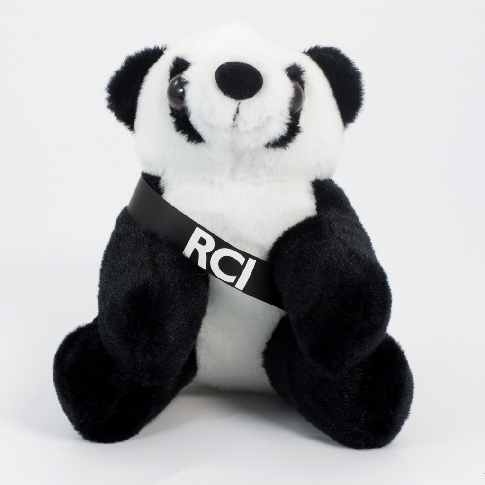 16cm Panda Choice Of Branded Clothing Printed Logo