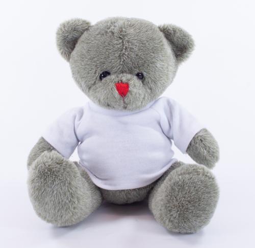 20cm Red Nose Teddy Bears With Logo T-shirt