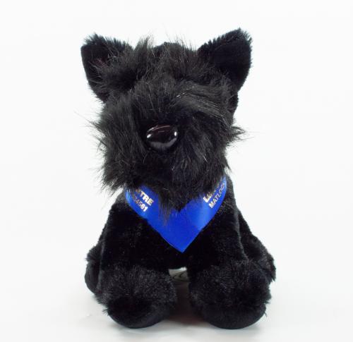 Soft Dog Toy 15cm Scottie Dog Sash