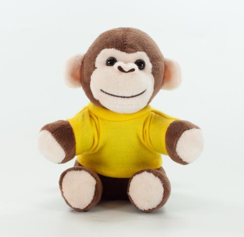 14 Cms Soft Plush Monkey Toy Custom Logo