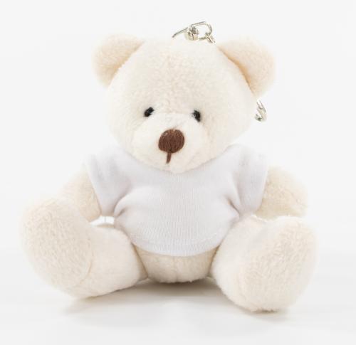 9cms Cream Taylor Keyring Bear