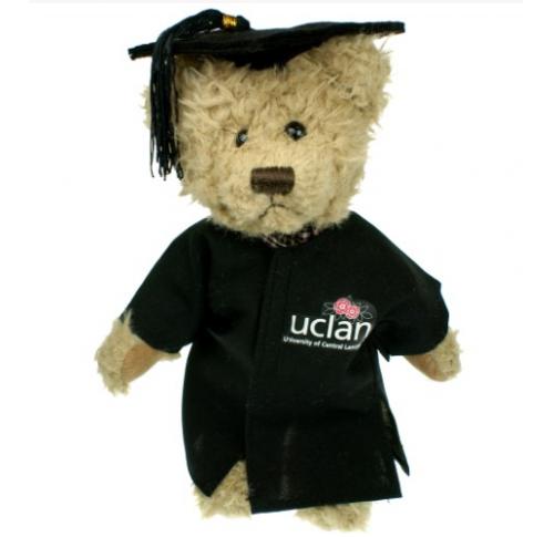 Custom Graduation Teddy Bear Bears 20cm Cap 'n' Gown - Windsor