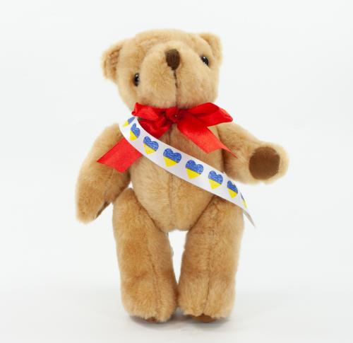 Honey Soft Plush Teddy Bear 20cm Printed Sash