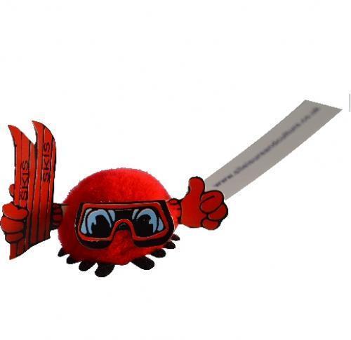 Hatted Logo Bugs - Skier