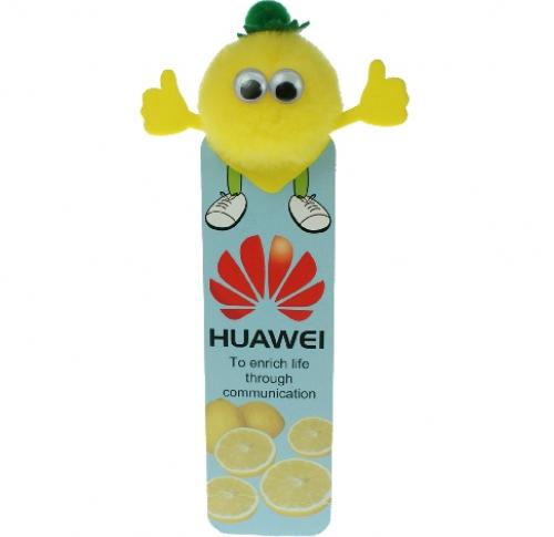 Custom Printed Foam Bookmarks -  Lemon