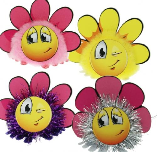 Easter Logo Bugs -  Flowers