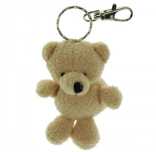 10cm Toby Teddy Keyring Bear Plain