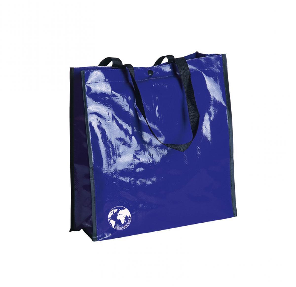 laminated shopper tote