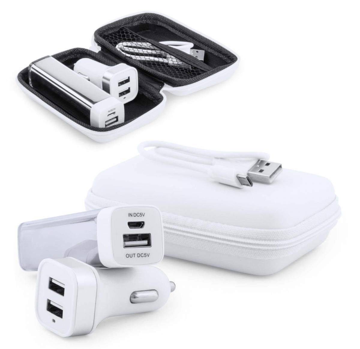 Promotional Power Bank 2600 Mah Set 2 Port Usb Car Charger Carry Case Buy Promotional Products Uk Branded Merchandise Promotional Items Corporate Gifts