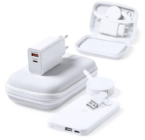 Power Bank Gift Set,  Wireless Charger, Power Bank, Charging Cables