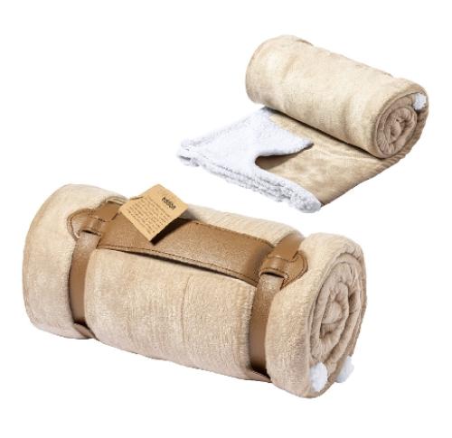 Supersoft Sherpa Outdoor Blanket Throw With Carry Holder