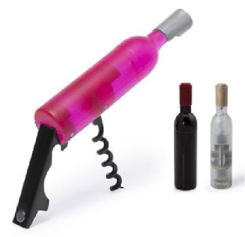 Bottle Shaped Branded Waiters Friend Corkscrew Nolix
