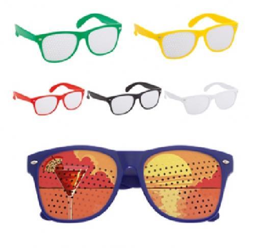 Party Plastic Promotional Sunglasses Printable Lenses