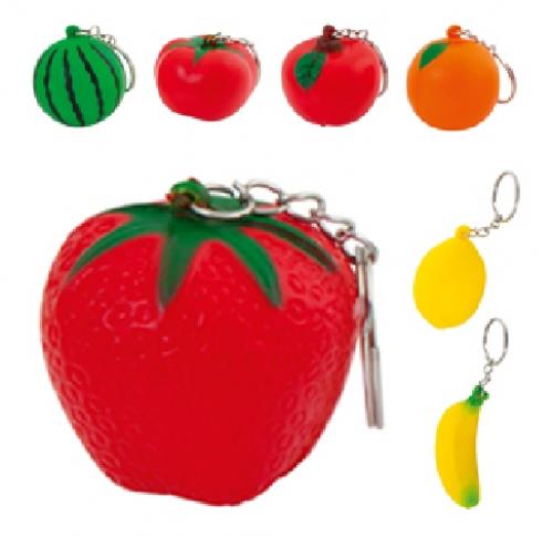 Orange Stressball Keyring