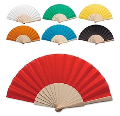 Promotional Folding Fans Wooden Ribs Folklore