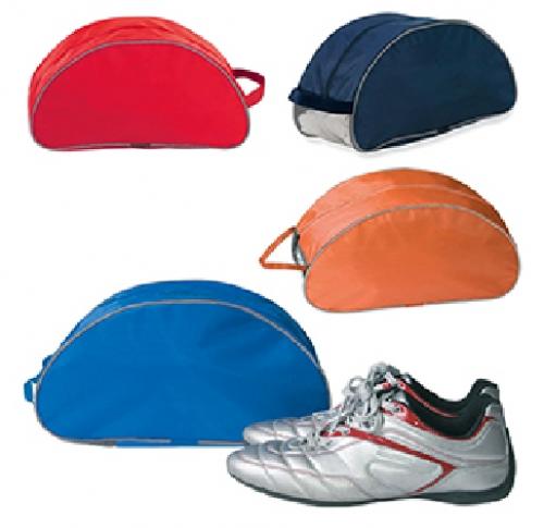Custom Sports Shoe Bag Zipped Polyester Carry Handle