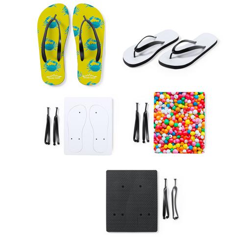 Full Colour Branded Sublimation Flip Flops Badrak