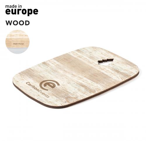 Wooden Cutting Serving Board Christmas Tree Cut Out Laser Engraved 