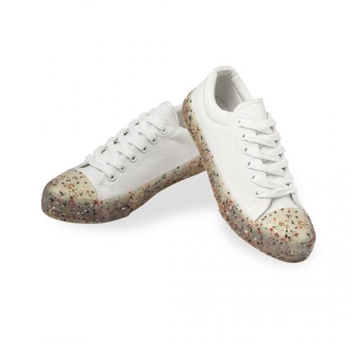 Stylish Canvas Trainers Branded Logo