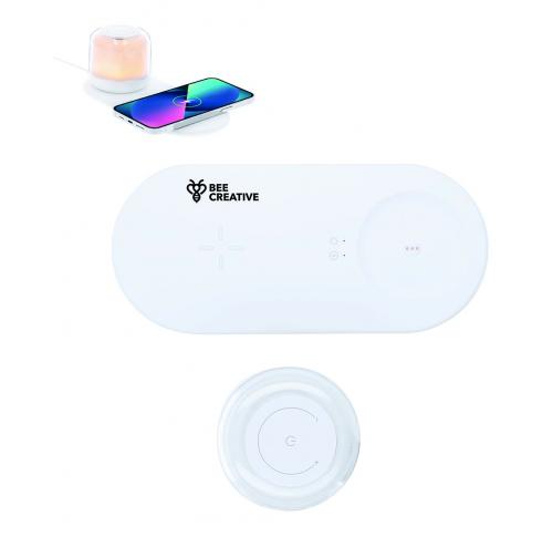 Portable 15W Wireless Charger Integrated Bedside Lamp