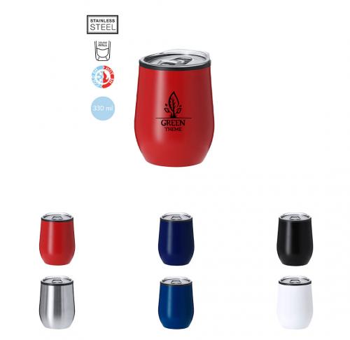 Stainless Steel 330ml Travel Insulated Cup 