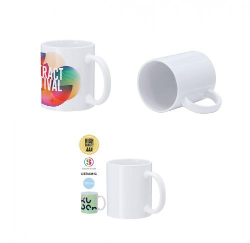 Full Colour Die Sublimation 350ml Ceramic Mug Werdan