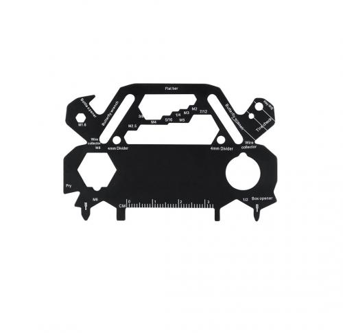 Credit Card Stainless Steel Car Shaped Multitool 30 function
