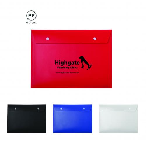 Reycled Plastic Popper Document Holder Gynster