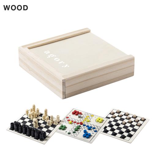 Eco Game Set Parchess - Chess & Dominoes