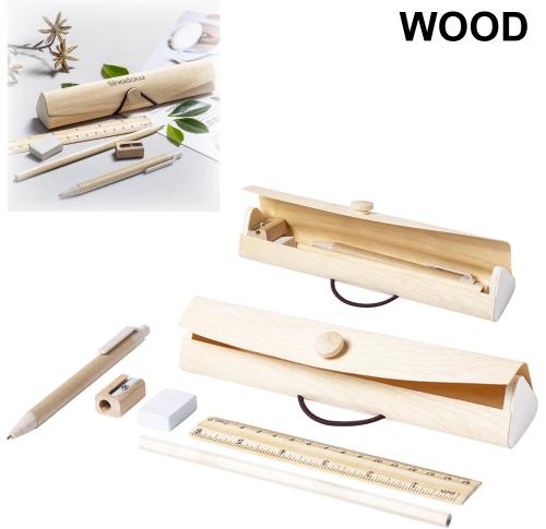 Branded Wooden Pencil Case Sets Palermo