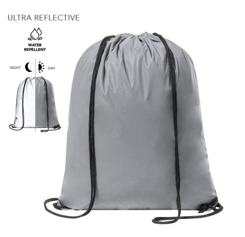 Branded Reflective Polyester Drawstring Bags Nottingham