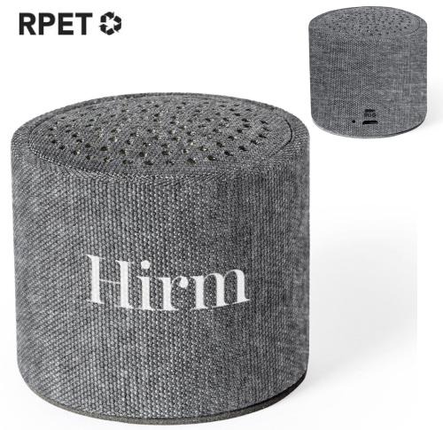 Printed Bluetooth Portable Mini Speakers Recycled RPET Fabric Donny