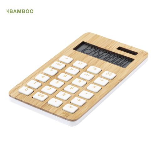 Bamboo Calculator Eco Solar Powered / Batteries