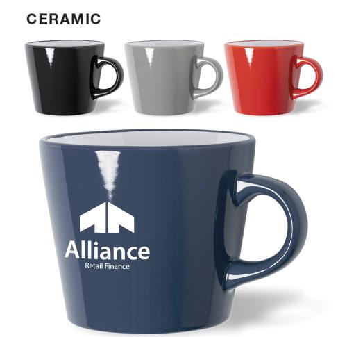Style Design Ceramic Mug 350ml Capacity White Interior 