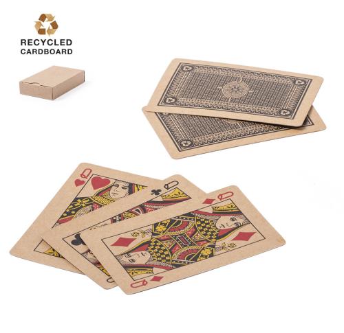 Recycled Cardboard Poker Playing Cards Trebol