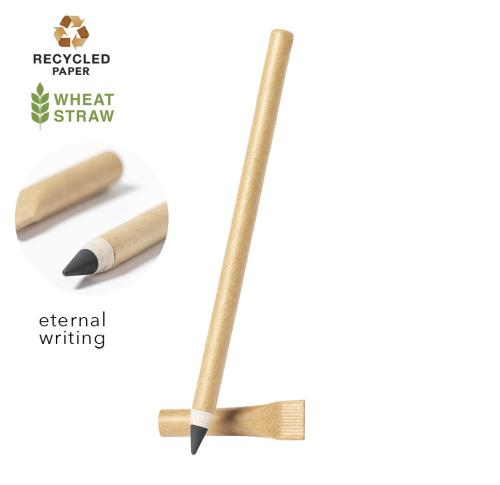 Recycled Paper Pencil  Wheat Straw Tip Eternal Pencil Yeidy