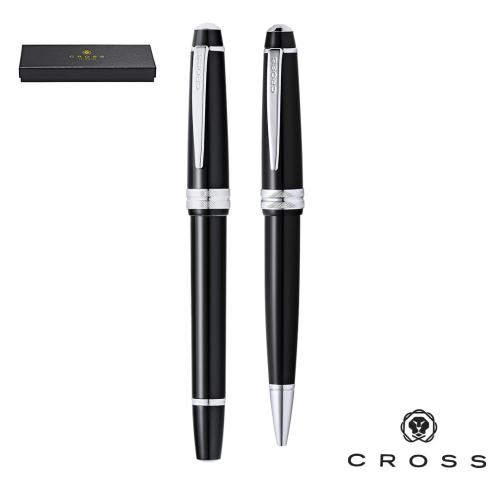 Cross Bailey Light Ballpoint Pen & Rollerball Gift Set Black Ink